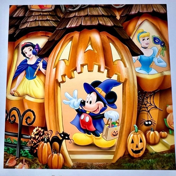 Bradford Exchange Disney Enchanted Pumpkin Castle - Picture 3 of 5